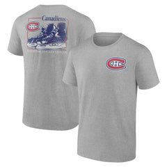 Montreal Canadiens Glory Skates T-Shirt - Heather Gray - NHL