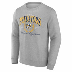 Nashville Predators Reign Supreme Pullover Sweatshirt - Gray - NHL