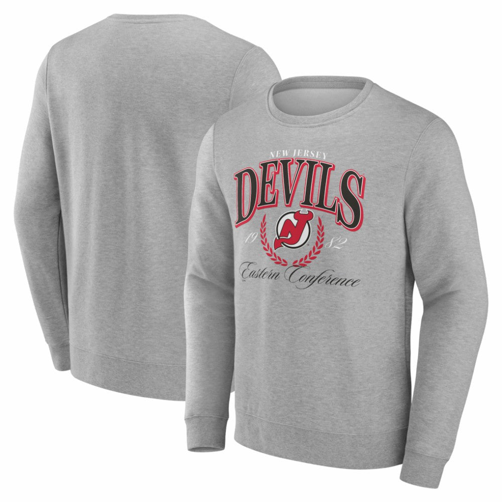 New Jersey Devils Reign Supreme Pullover Sweatshirt - Gray - NHL
