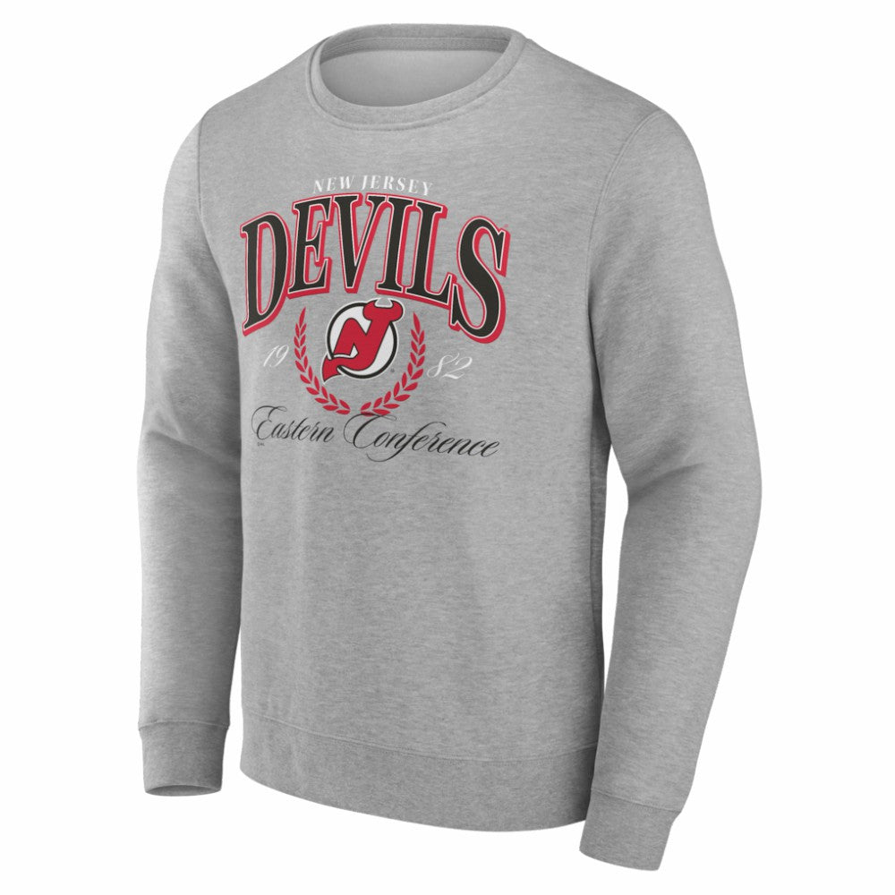 New Jersey Devils Reign Supreme Pullover Sweatshirt - Gray - NHL