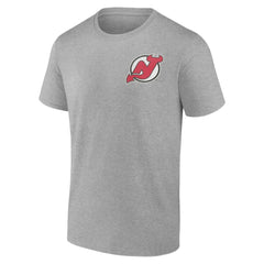 New Jersey Devils Glory Skates T-Shirt - Heather Gray - NHL