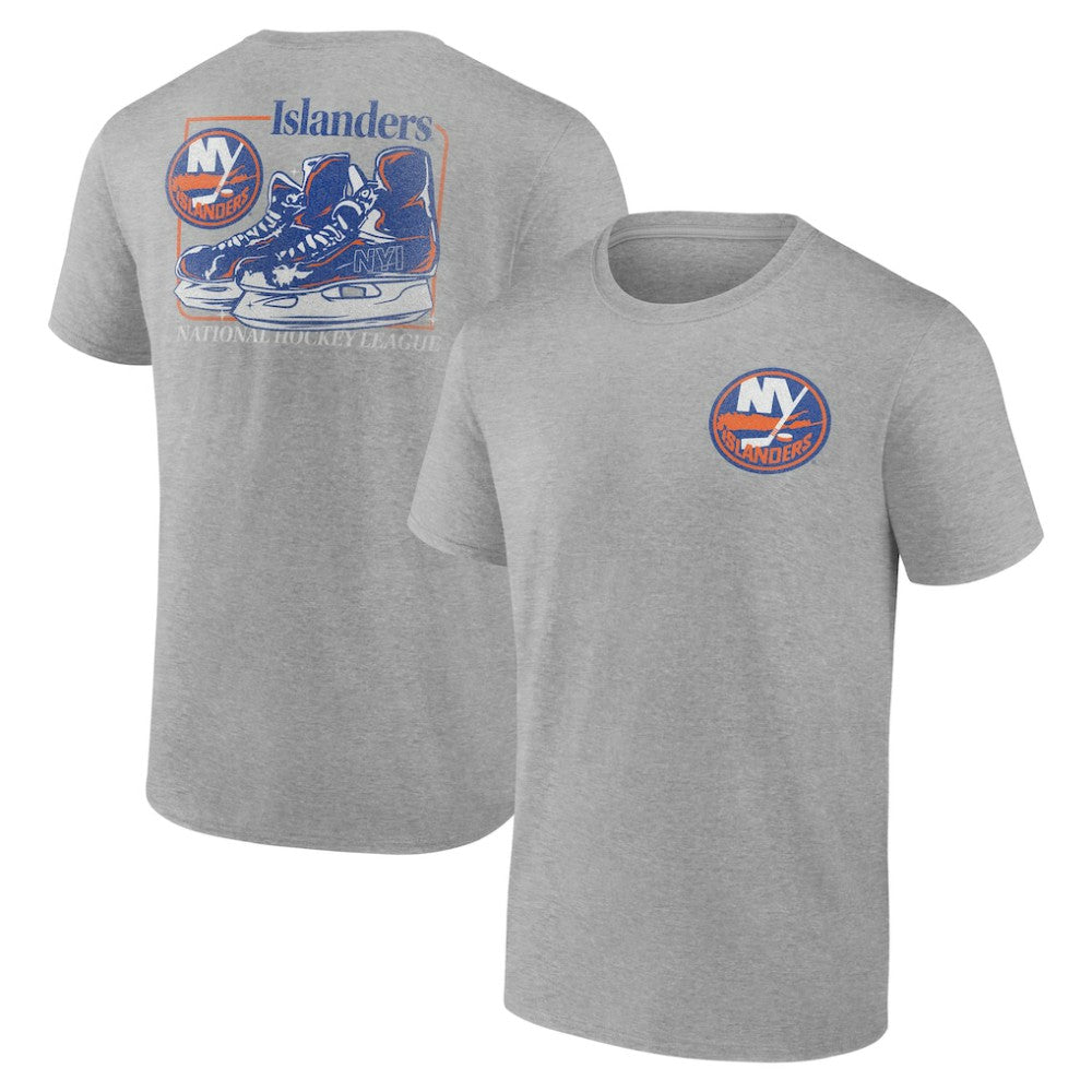 New York Islanders Glory Skates T-Shirt - Heather Gray - NHL
