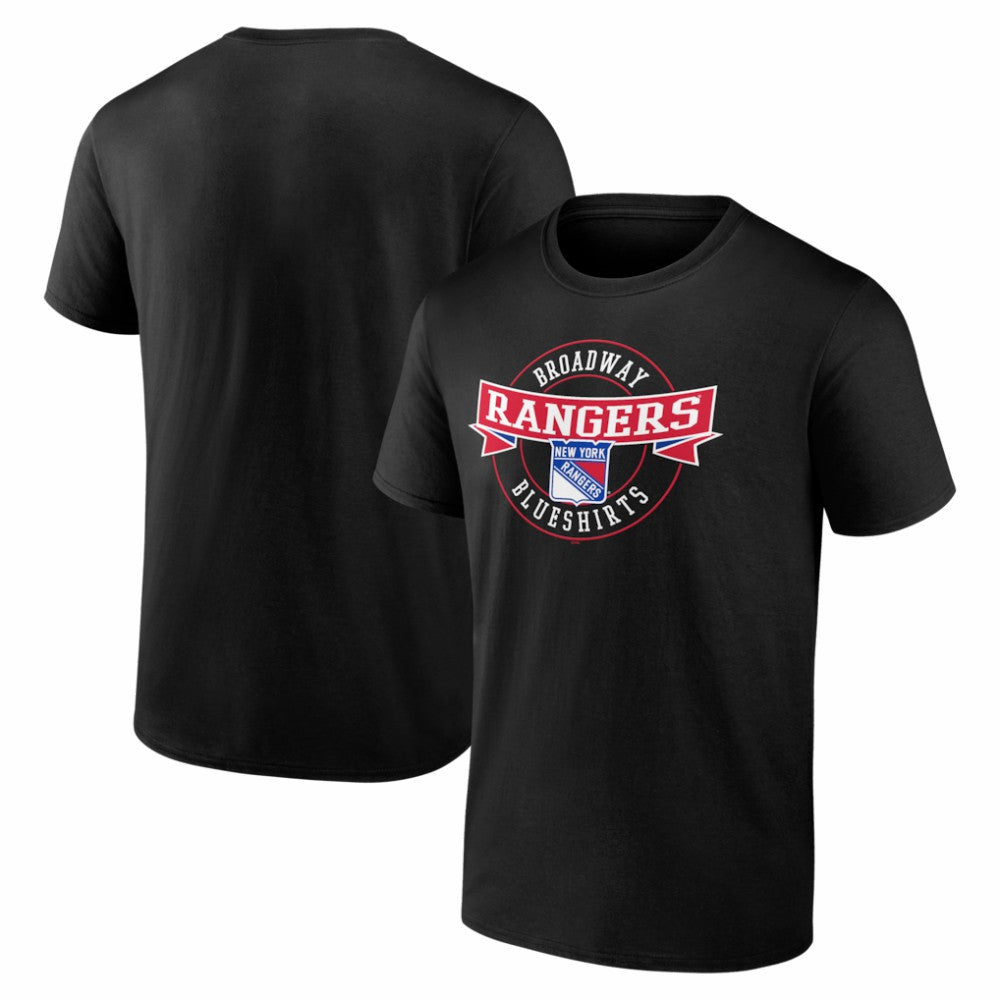 New York Rangers Honor Circle T-Shirt - Black - NHL