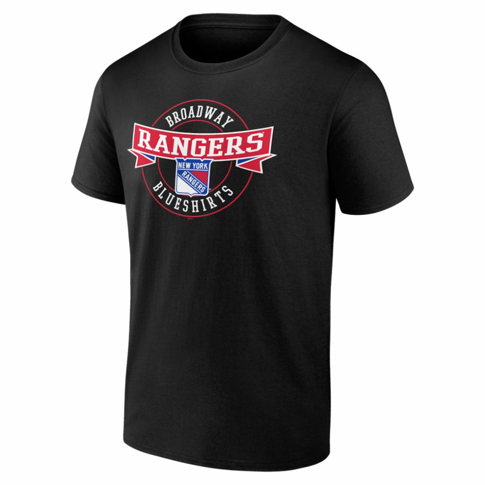 New York Rangers Honor Circle T-Shirt - Black - NHL