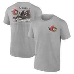 Ottawa Senators Glory Skates T-Shirt - Heather Gray - NHL
