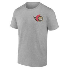Ottawa Senators Glory Skates T-Shirt - Heather Gray - NHL