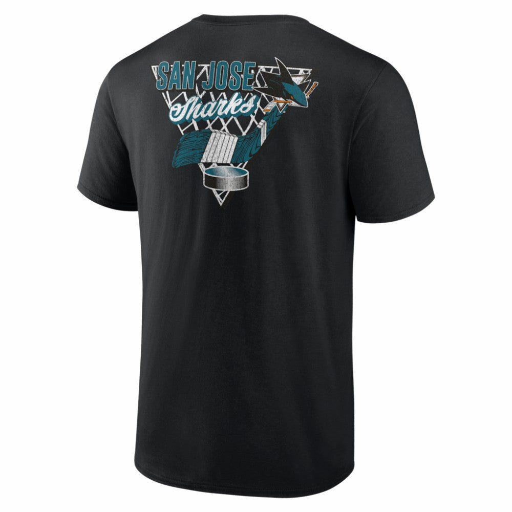 San Jose Sharks Net Slap T-Shirt - Black - NHL