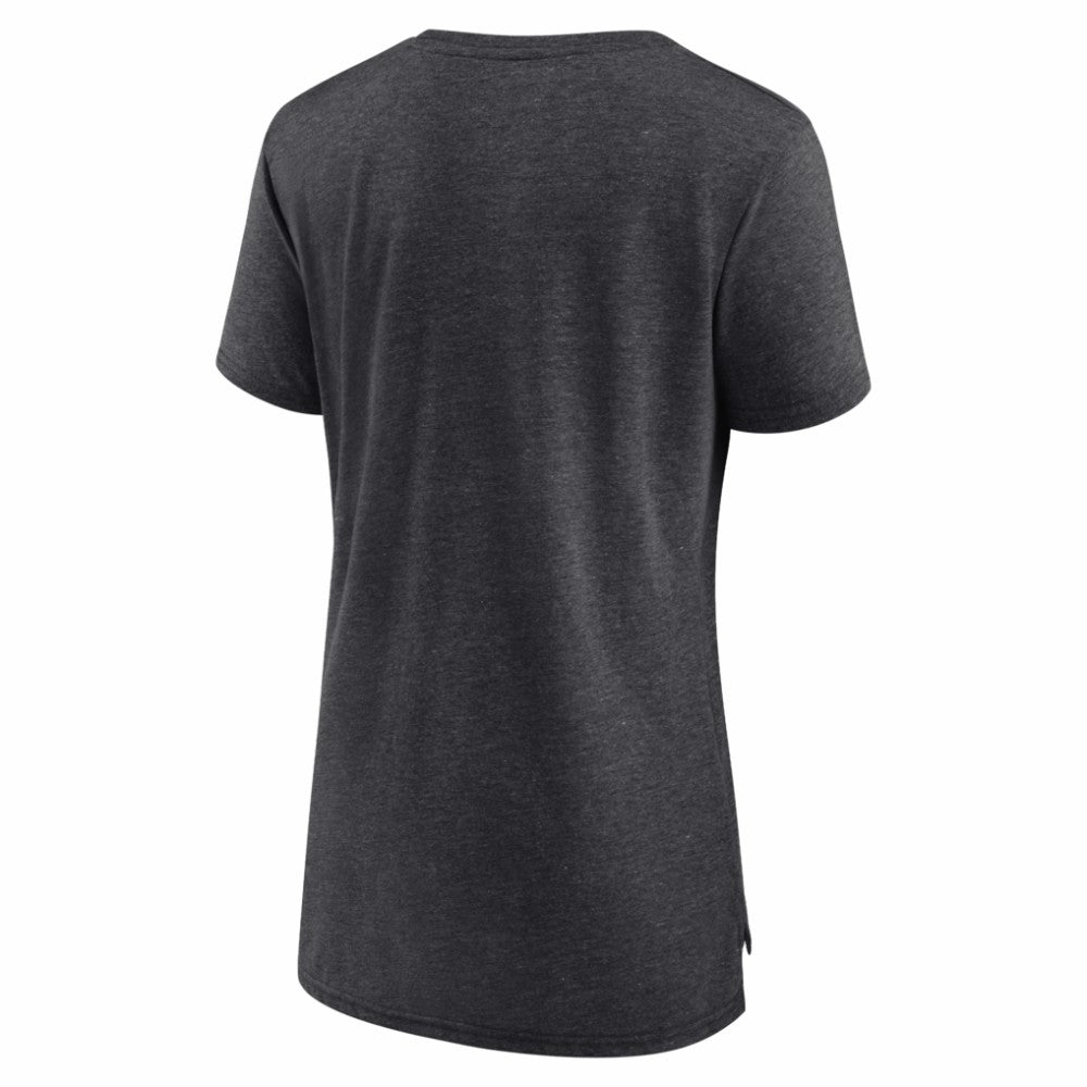 San Jose Sharks Women's Reign Supreme Tri-Blend T-Shirt - Gray - NHL