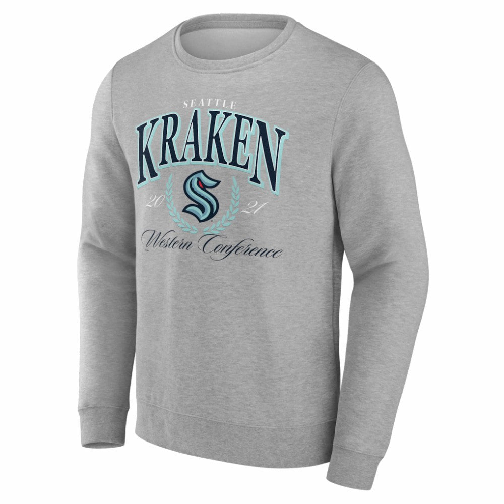 Seattle Kraken Reign Supreme Pullover Sweatshirt - Gray - NHL