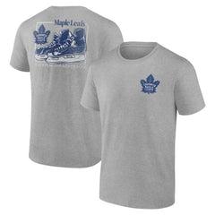 Toronto Maple Leafs Glory Skates T-Shirt - Heather Gray - NHL