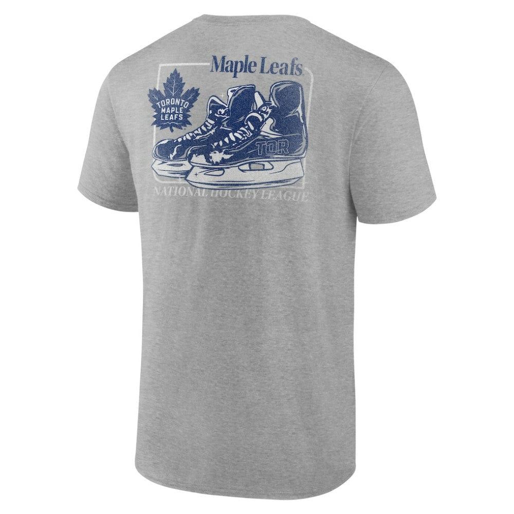 Toronto Maple Leafs Glory Skates T-Shirt - Heather Gray - NHL