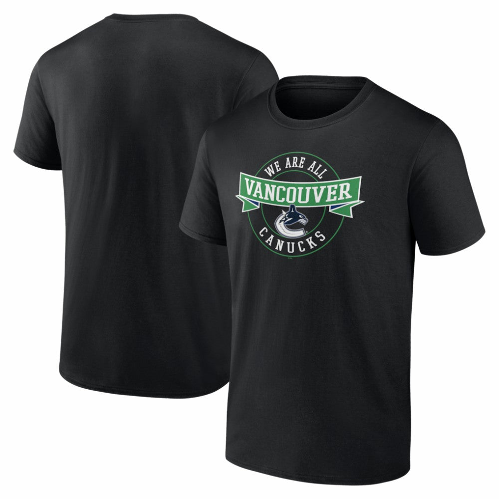 Vancouver Canucks Honor Circle T-Shirt - Black - NHL