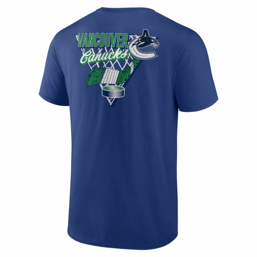 Vancouver Canucks Net Slap T-Shirt - Blue - NHL
