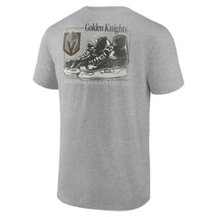 Vegas Golden Knights Glory Skates T-Shirt - Heather Gray - NHL