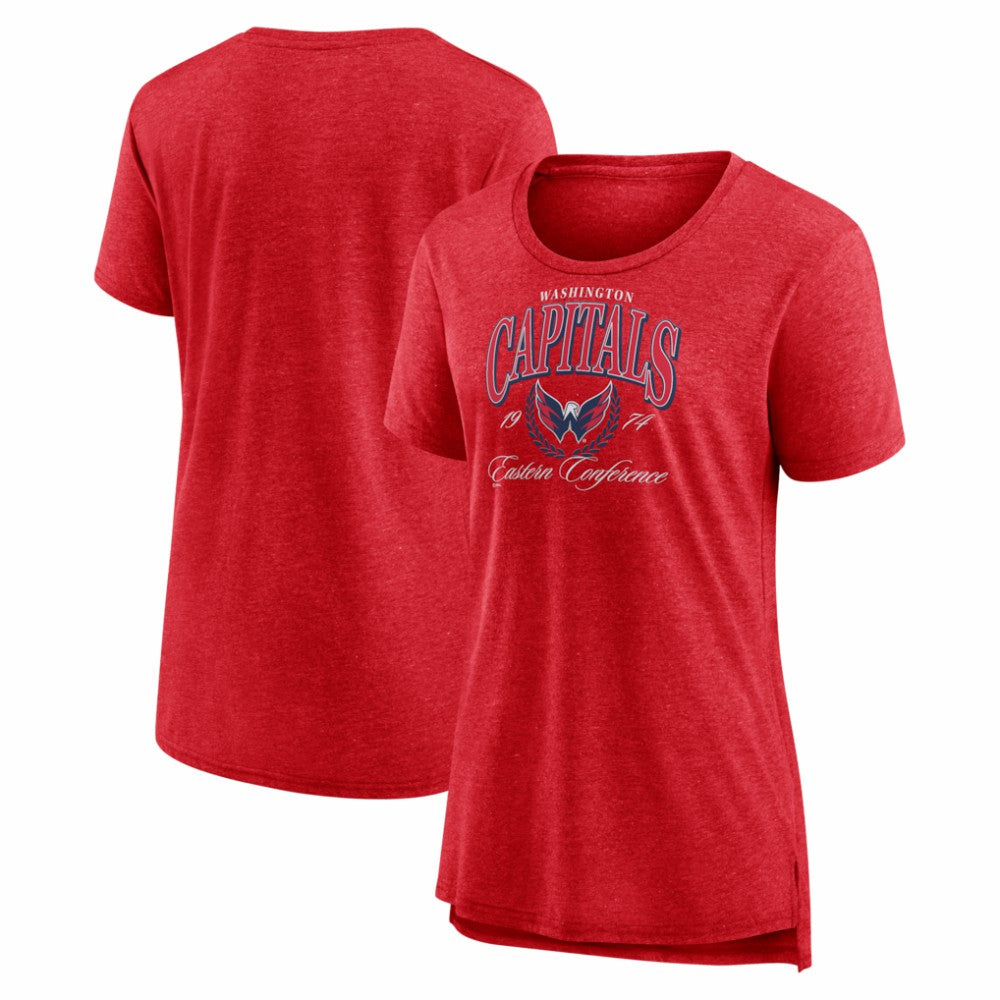 Washington Capitals Women's Reign Supreme Tri-Blend T-Shirt - Red - NHL