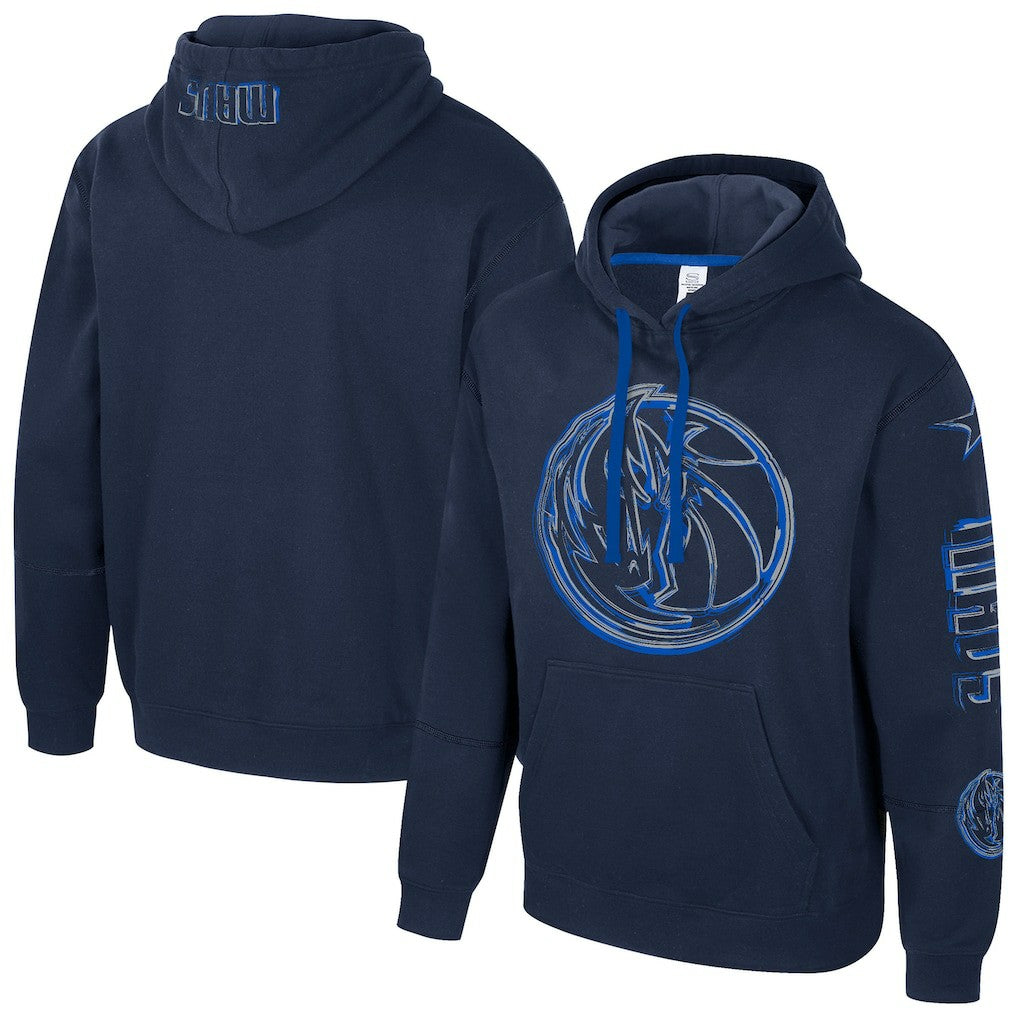 Dallas Mavericks Stadium Essentials Unisex Elementized Pullover Hoodie Navy - NBA
