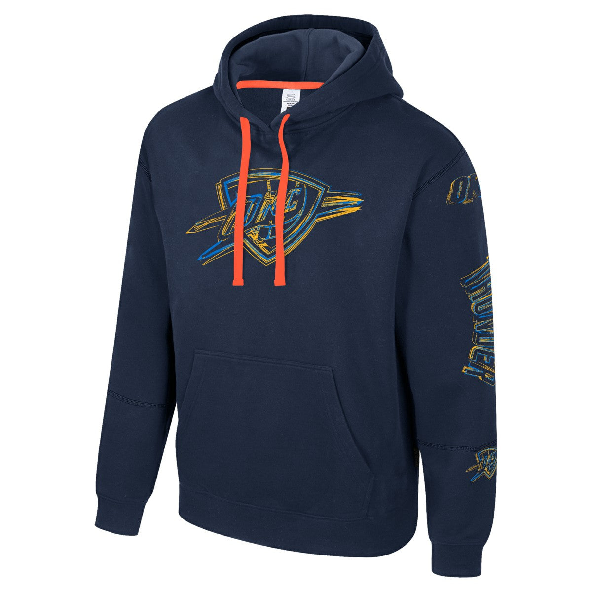 Oklahoma City Thunder Stadium Essentials Unisex Elementized Pullover Hoodie Navy - NBA