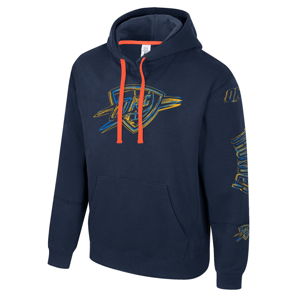 Oklahoma City Thunder Stadium Essentials Unisex Elementized Pullover Hoodie Navy - NBA