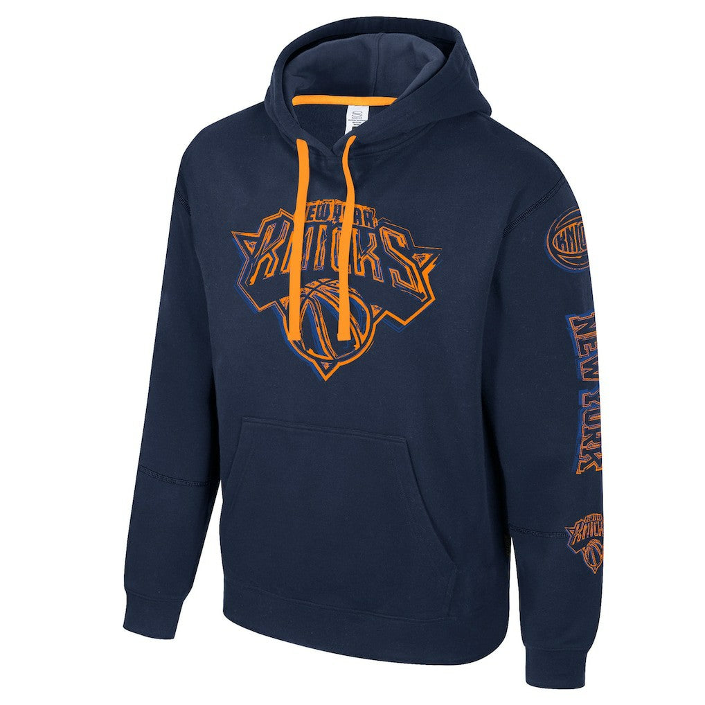 New York Knicks Stadium Essentials Unisex Elementized Pullover Hoodie Navy - NBA