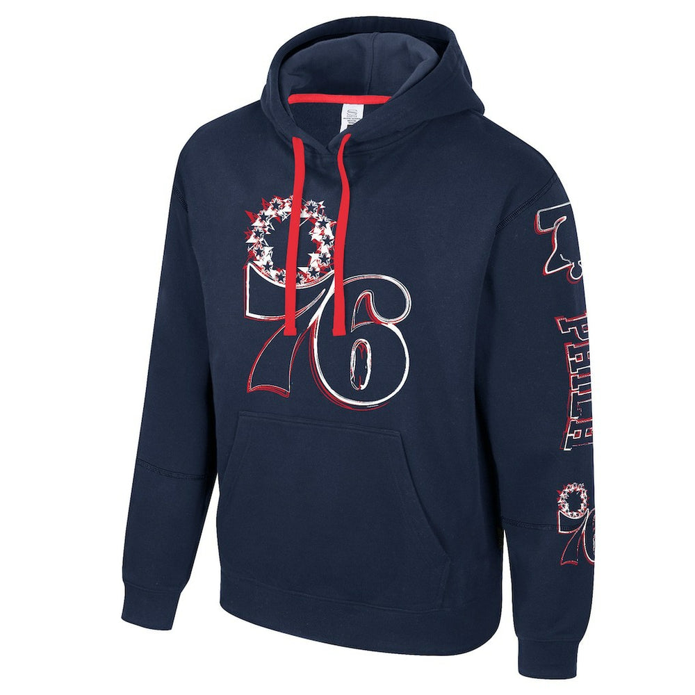 Philadelphia 76ers Stadium Essentials Unisex Elementized Pullover Hoodie Navy - NBA