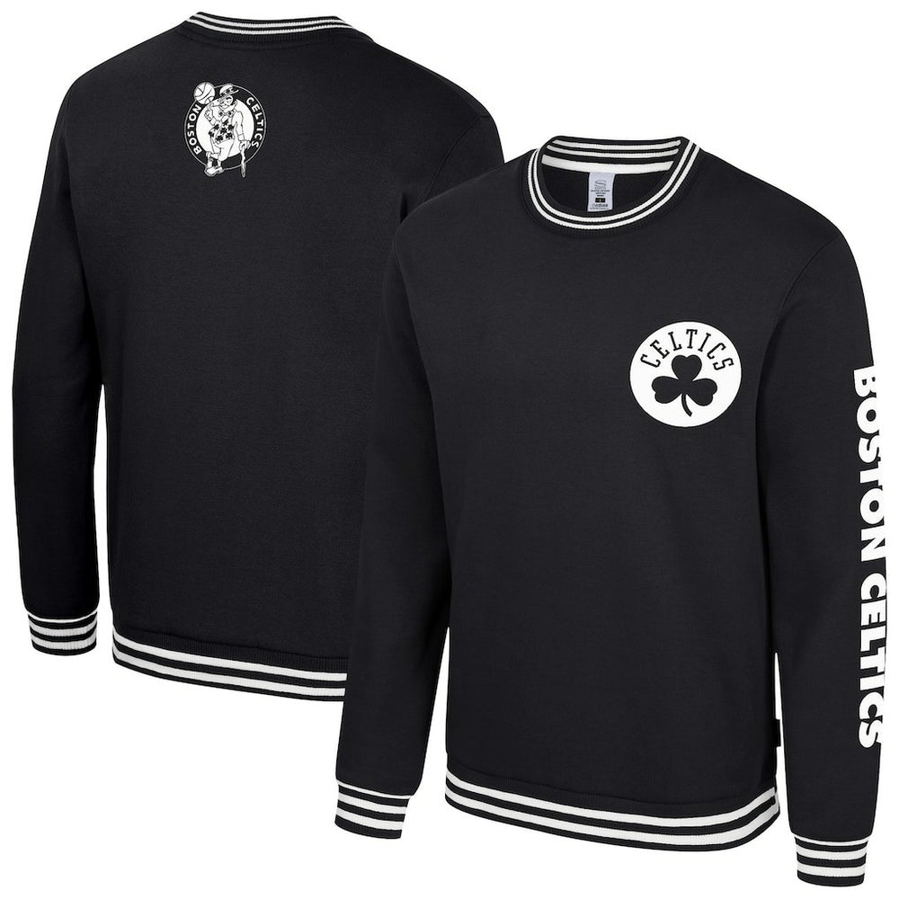 Boston Celtics Stadium Essentials Unisex Half-Time 2 Pullover Sweatshirt Black - NBA