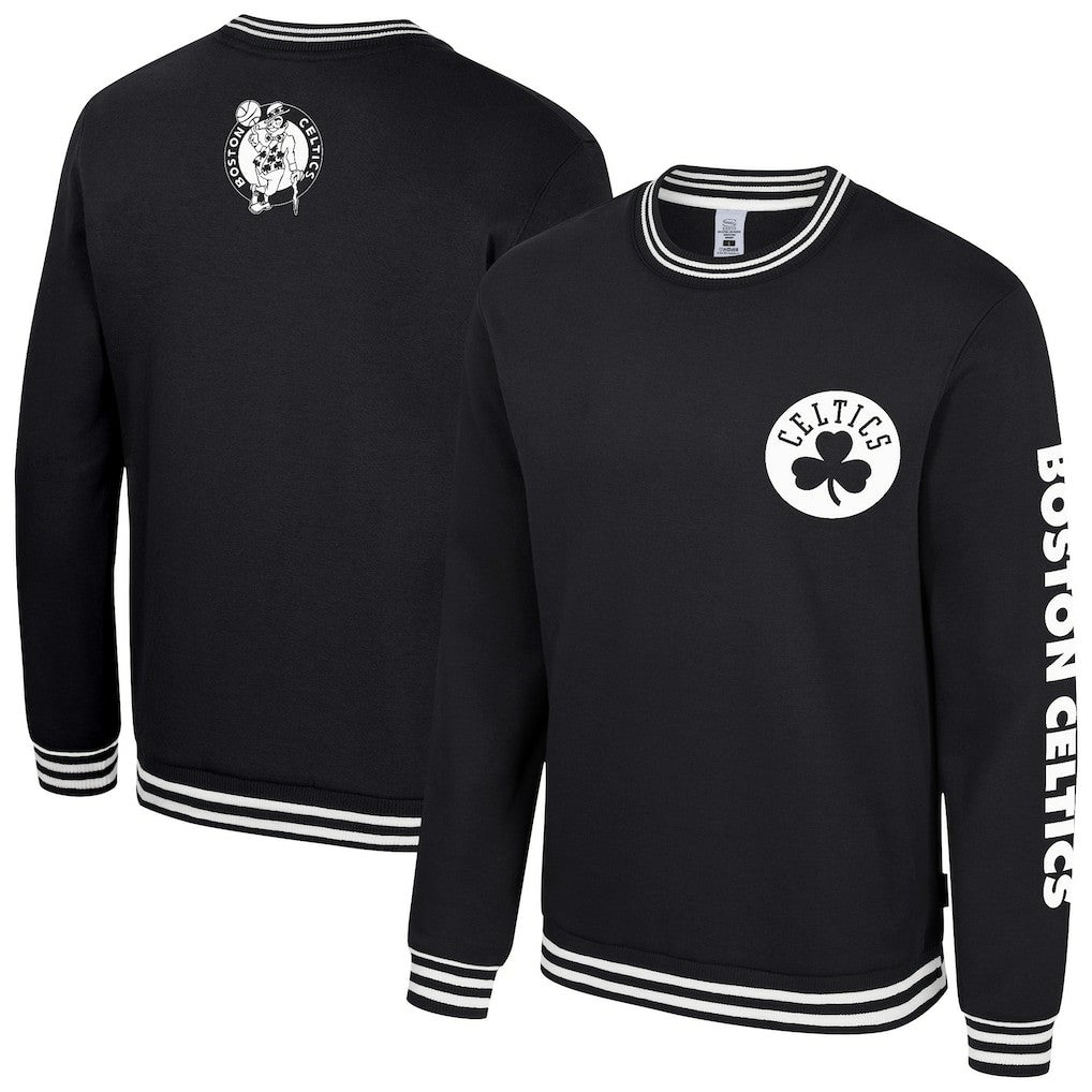 Boston Celtics Stadium Essentials Unisex Half-Time 2 Pullover Sweatshirt Black - NBA