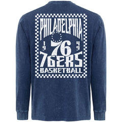 Philadelphia 76ers Sportiqe Men's Bono Long Sleeve T-Shirt Blue - NBA