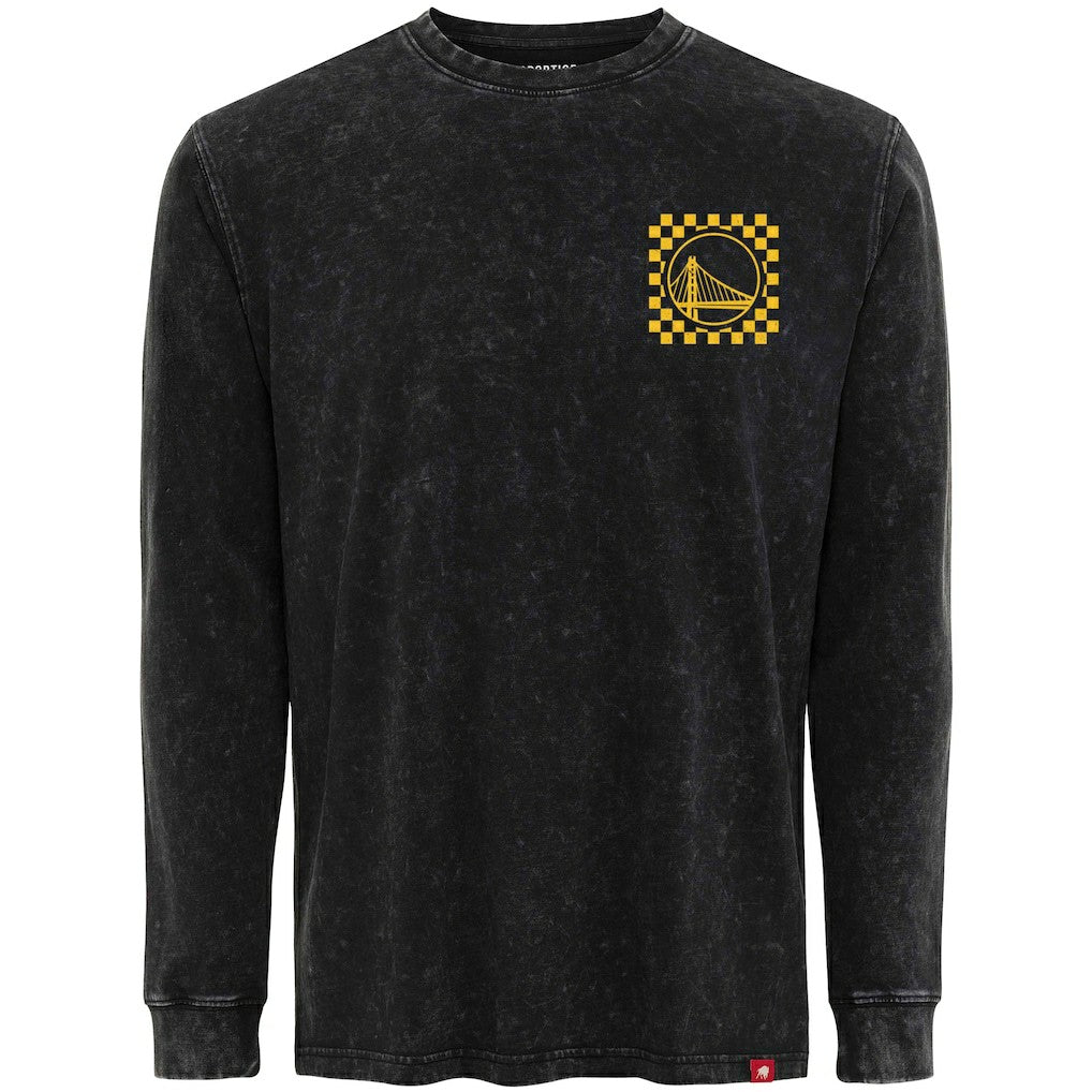 Golden State Warriors Sportiqe Men's Bono Long Sleeve T-Shirt Black - NBA