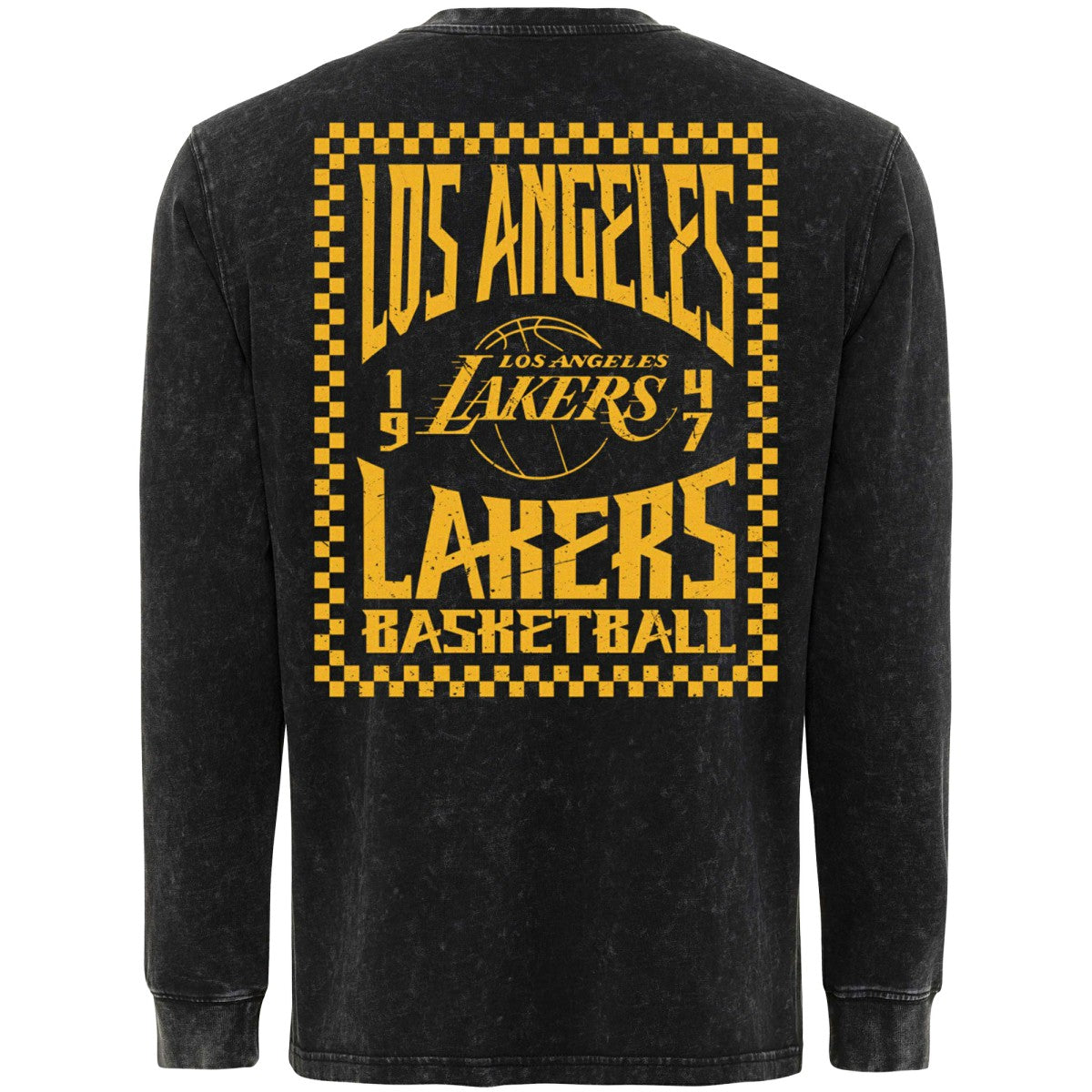 Los Angeles Lakers Sportiqe Men's Bono Long Sleeve T-Shirt Black - NBA