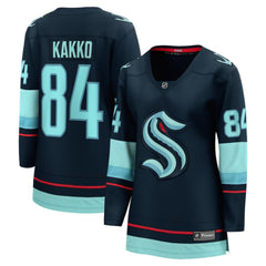 Kaapo Kakko Seattle Kraken Fanatics Women's Home Breakaway Player Jersey - Deep Sea Blue - NHL