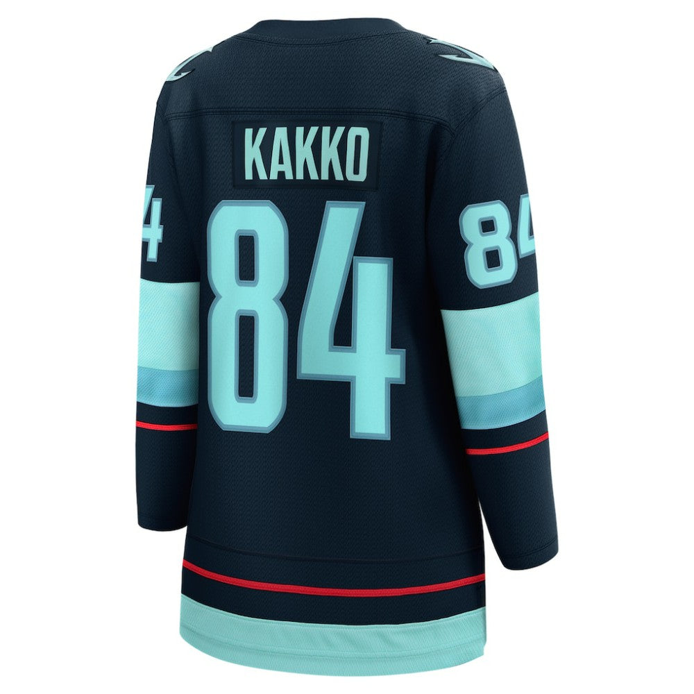 Kaapo Kakko Seattle Kraken Fanatics Women's Home Breakaway Player Jersey - Deep Sea Blue - NHL