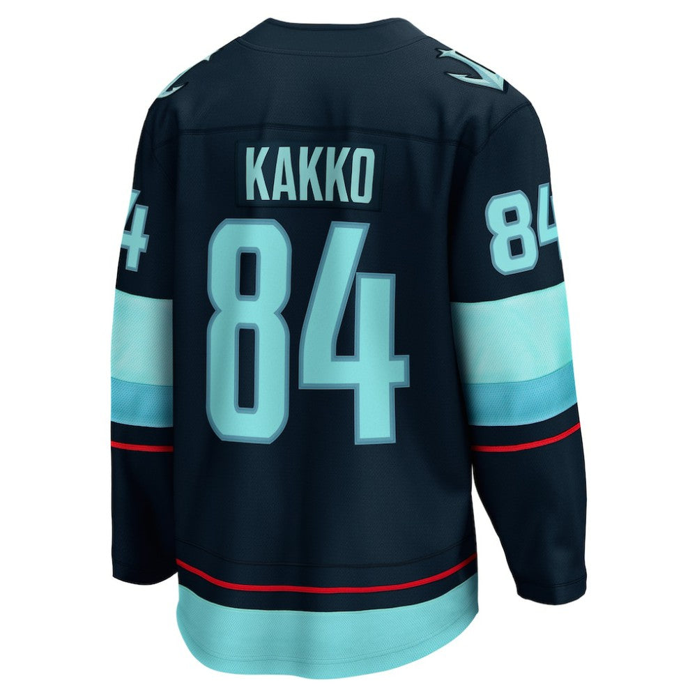 Kaapo Kakko Seattle Kraken Fanatics Home Breakaway Player Jersey - Deep Sea Blue - NHL