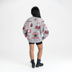 Tampa Bay Buccaneers Gameday Couture Women's Always On Repeat Fleece Sweatshirt Heather Gray | NFL