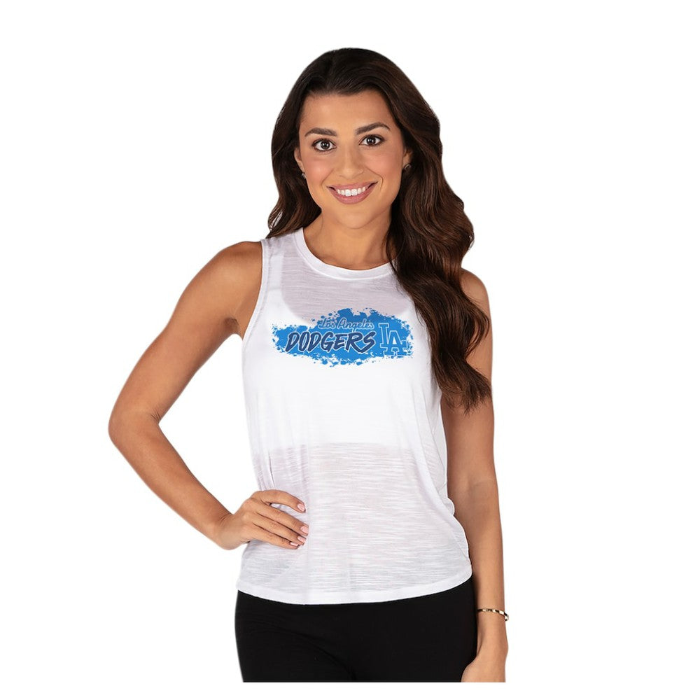 Los Angeles Dodgers Concepts Sport Women's Infuse Slub Tank Top - MLB