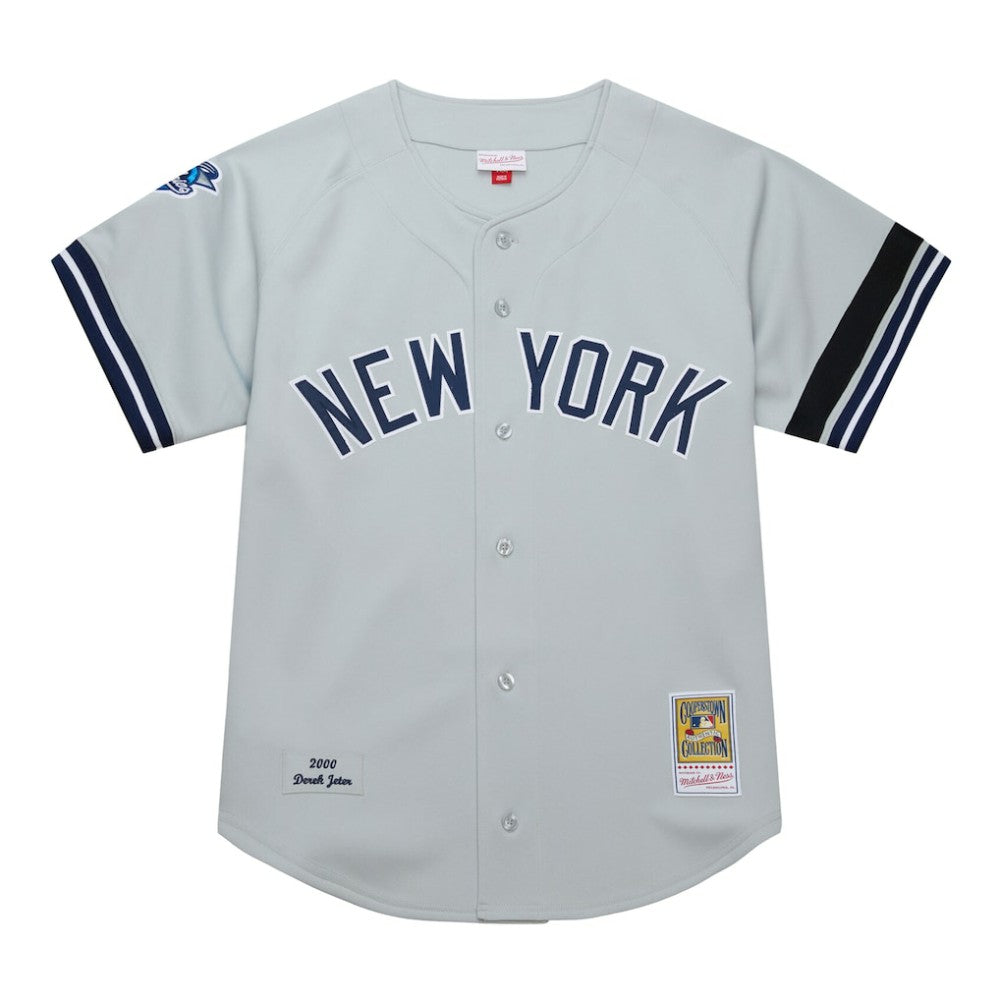 Derek Jeter New York Yankees Mitchell & Ness Cooperstown Collection 2000 World Series Authentic Jersey - MLB