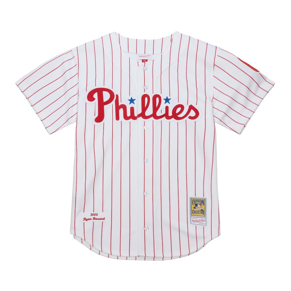 Ryan Howard Philadelphia Phillies Mitchell & Ness Cooperstown Collection Authentic Jersey - MLB