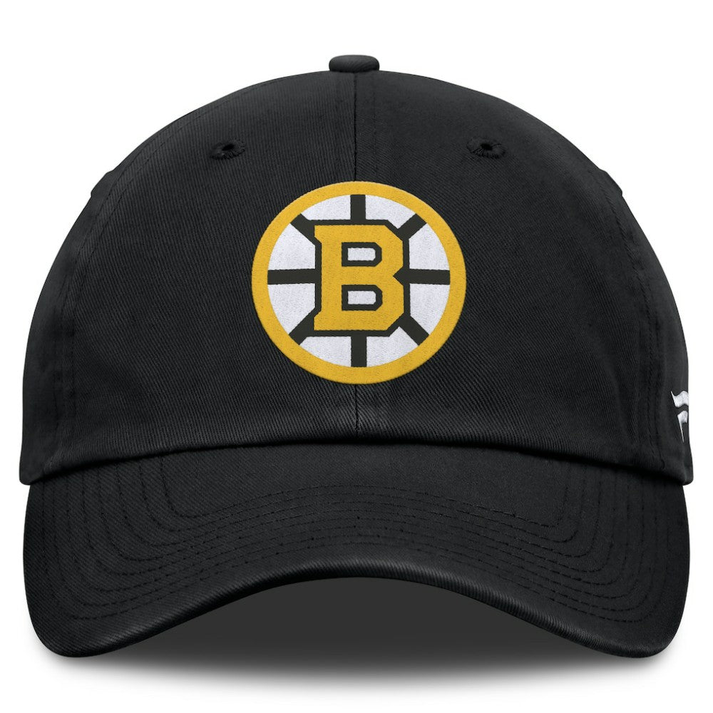 Boston Bruins Fanatics Primary Logo Adjustable Hat - Black - NHL