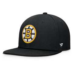 Boston Bruins Fanatics Primary Logo Snapback Hat - Black - NHL