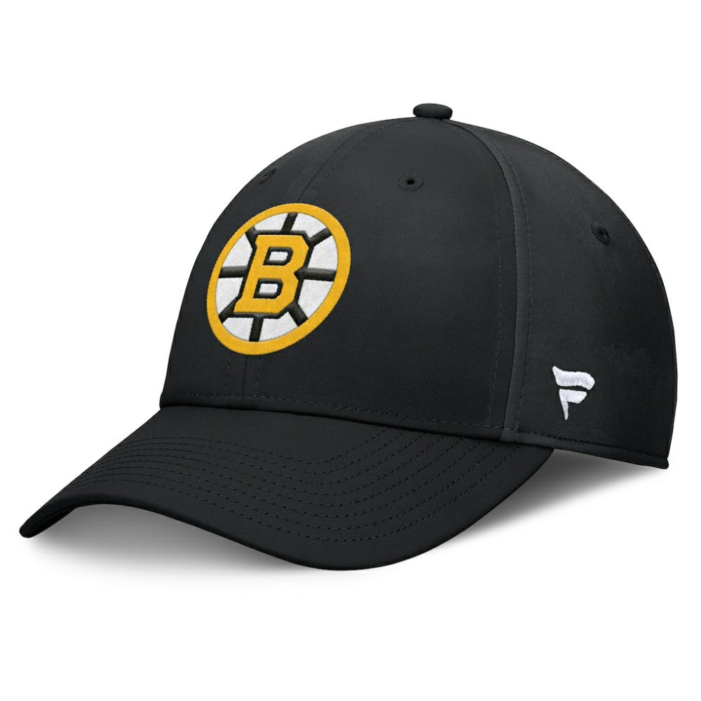 Boston Bruins Fanatics Primary Logo Flex Hat - Black - NHL