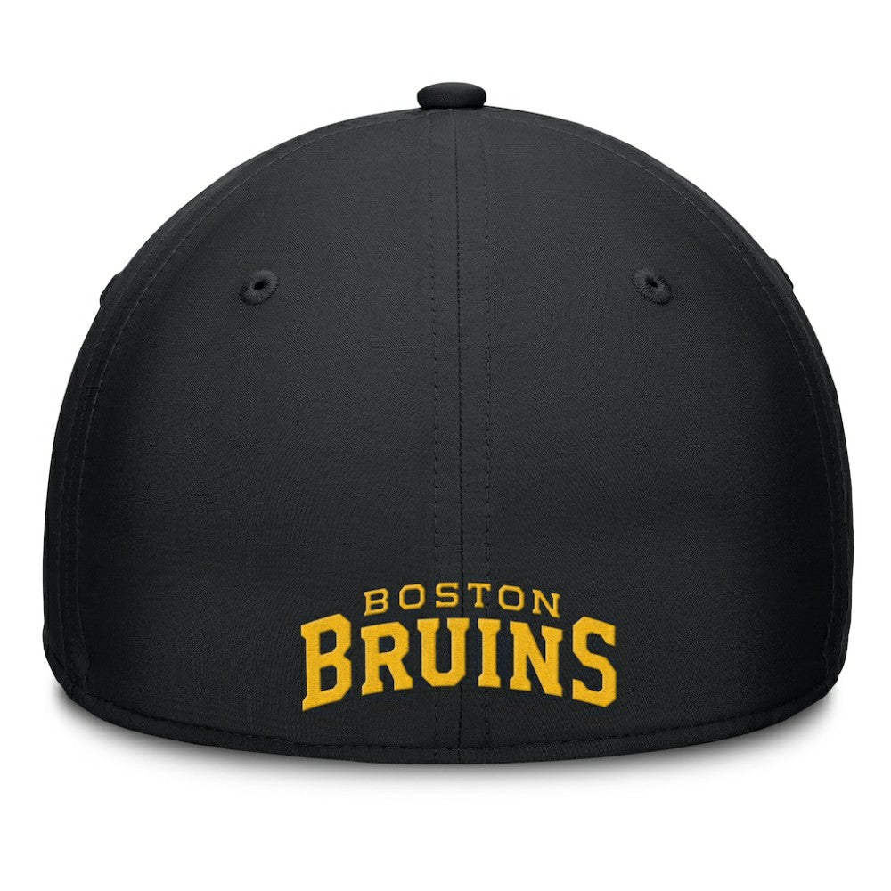 Boston Bruins Fanatics Primary Logo Flex Hat - Black - NHL