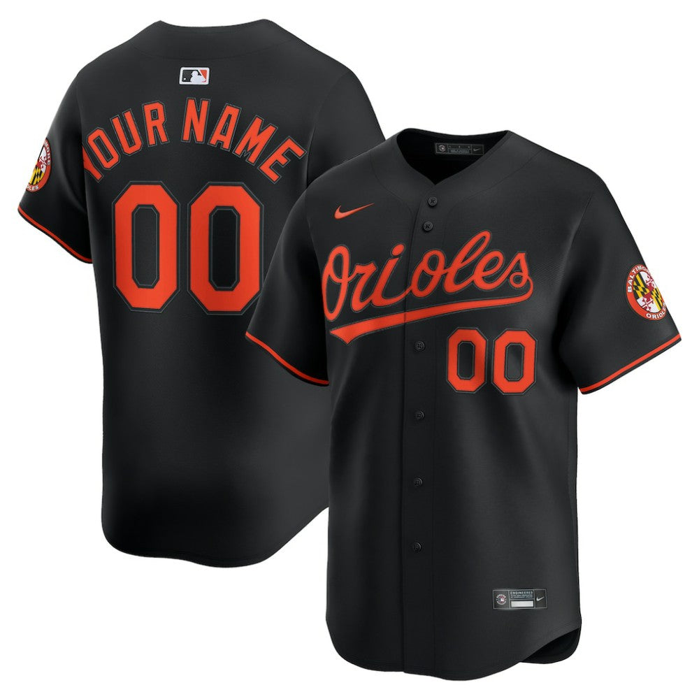 Baltimore Orioles Nike Alternate Limited Custom Jersey - MLB