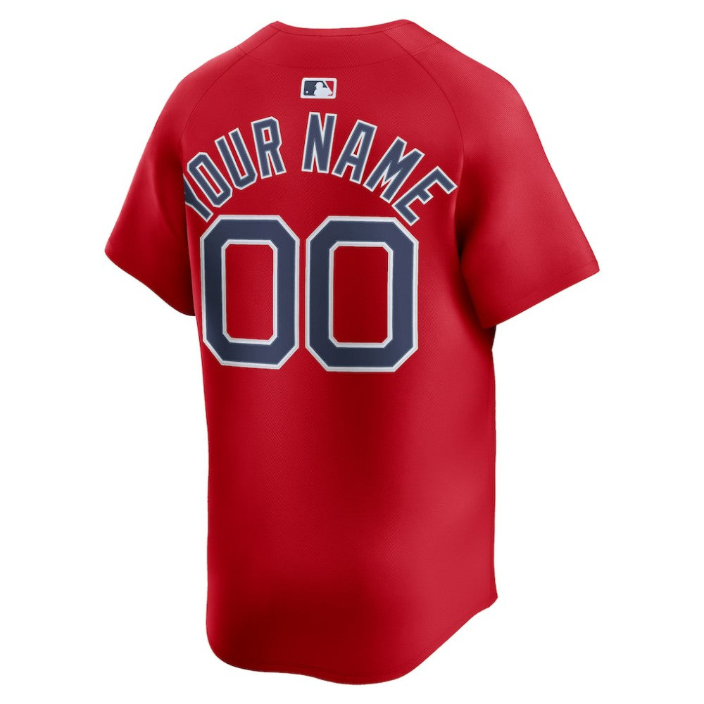 Boston Red Sox Nike Alternate Limited Custom Jersey - MLB
