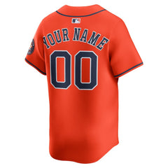 Houston Astros Nike Alternate Limited Custom Jersey - MLB
