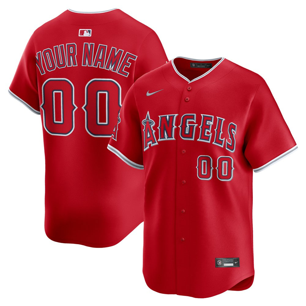 Los Angeles Angels Nike Alternate Limited Custom Jersey - MLB