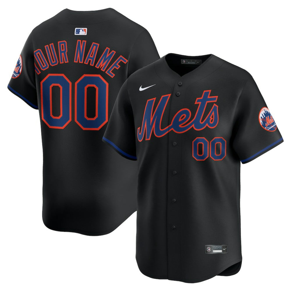 New York Mets Nike Alternate Limited Custom Jersey - MLB