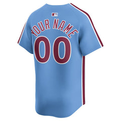 Philadelphia Phillies Nike Alternate Limited Custom Jersey - MLB