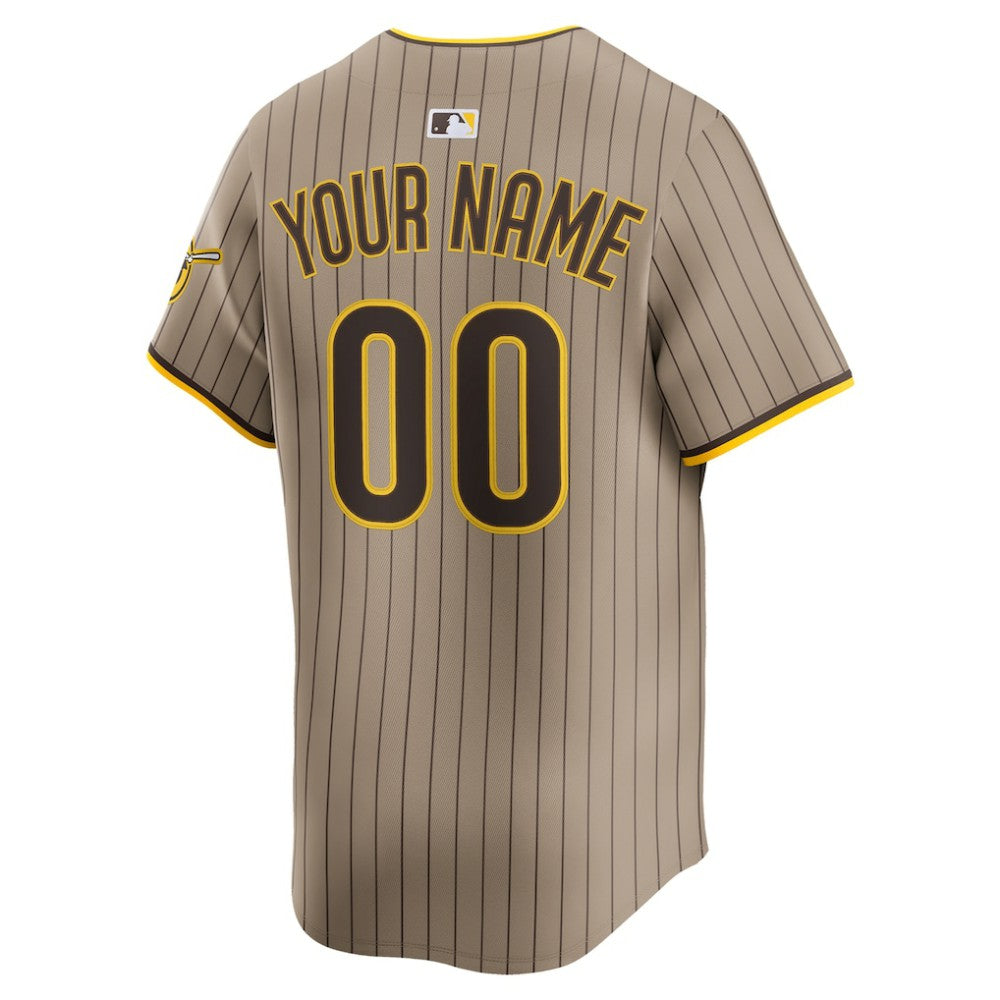 San Diego Padres Nike Alternate Limited Custom Jersey - MLB