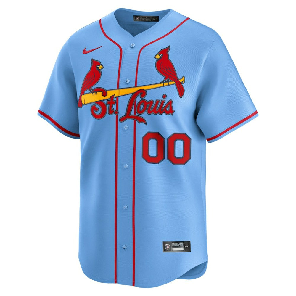St. Louis Cardinals Nike Alternate Limited Custom Jersey - MLB