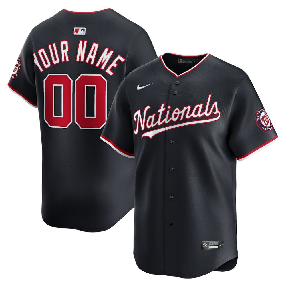 Washington Nationals Nike Alternate Limited Custom Jersey - MLB