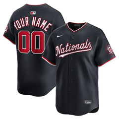 Washington Nationals Nike Alternate Limited Custom Jersey - MLB